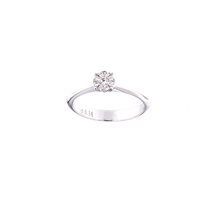 Anello Golay Donna CERCHIO DI LUCE in Oro bianco Diamante 0.14 Ct AGICE02 - AGICE02